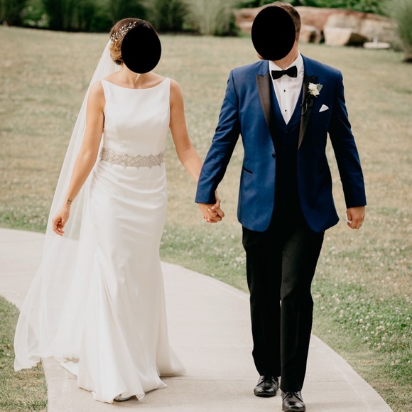 Paloma Blanca Wedding Dress Style #4614 - Picture 3 of 6